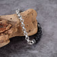 Men's Beaded Cable Chain Bracelet - KINGKA Jewelry