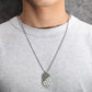 Men's Dog Tag Necklace Pyramid - KINGKA Jewelry