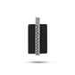 Men's Tag Necklace with Woven Element - KINGKA Jewelry