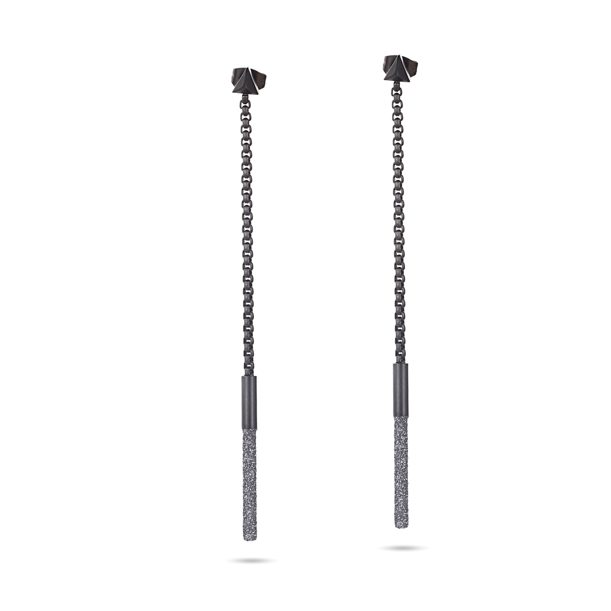 Women Drop Earrings Grey - KINGKA Jewelry