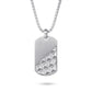 Men's Dog Tag Necklace Pyramid - KINGKA Jewelry